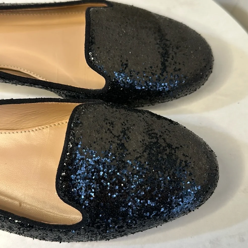 J. Crew Sophie Glitter Loafers